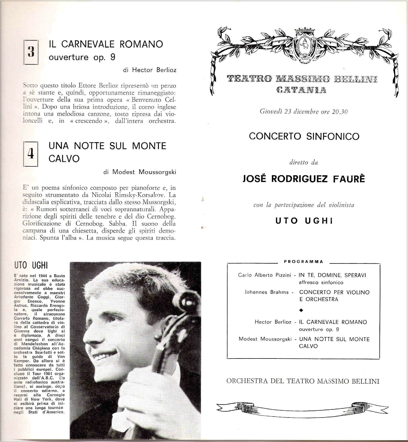 Concerto diretto da Jos Rodriguez Faure a Catania il 23 Dicembre 1965 (3)