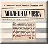 Il Messaggero, comunicato dell' 8 Novembre 1965 