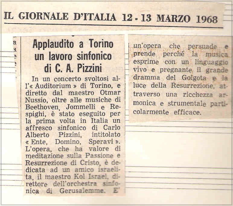 Il Giornale d'Italia, 12 Marzo 1968