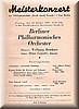 Orch.Filarm.di Berlino diretta da Wolfgang Bruckner (15 Gennaio 1943)